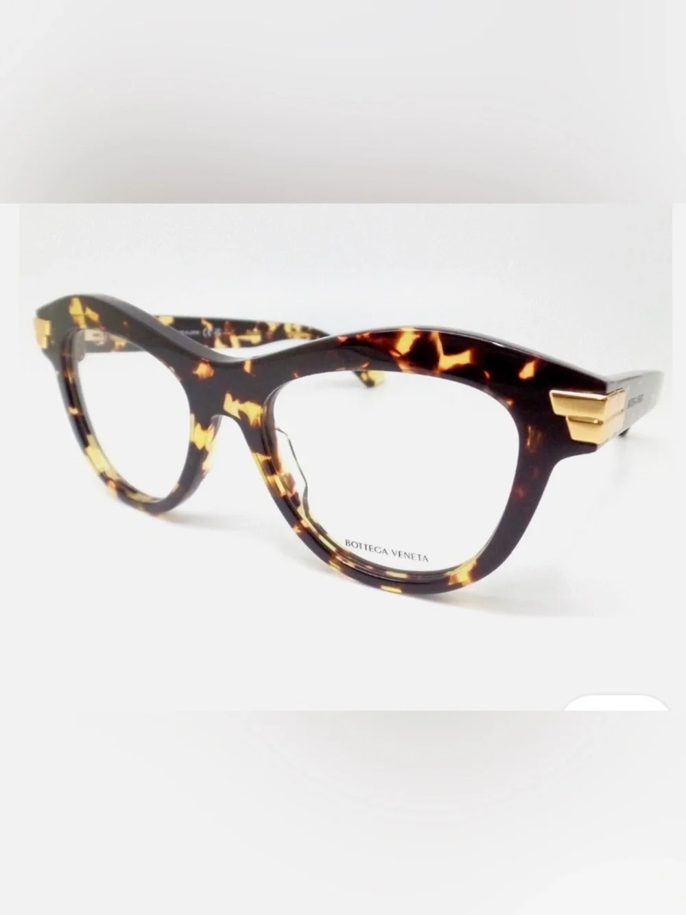 Bottega Veneta BV1105O 002 Havana Frames Eyeglasses Authentic NWOT